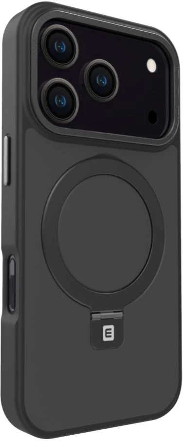 Dėklas Back Cover Evelatus Apple iPhone 17 Pro Shield Case With MagSafe & Stand Matte Juodas