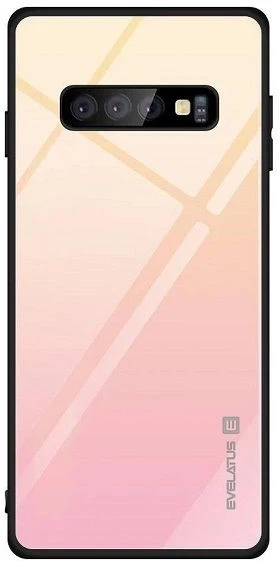 Dėklas Back Cover Evelatus Samsung Galaxy J4 Plus 2018 Gradient Glass Case 1 Mild Melon