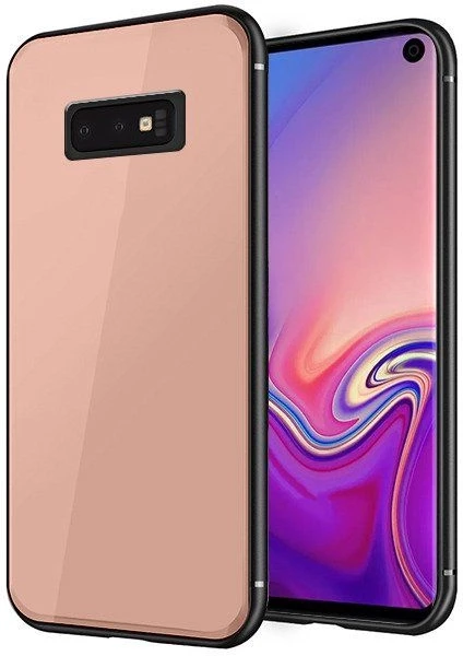 Dėklas Back cover GreenGo Samsung Galaxy S10E GLASS Case Rožinė