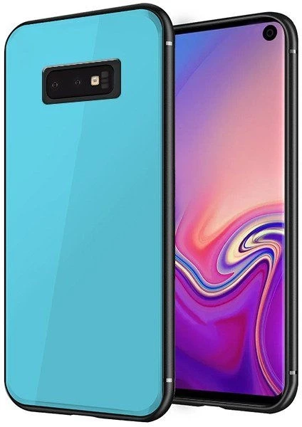 Dėklas Back cover GreenGo Samsung Galaxy S10E GLASS Case Mėlyna