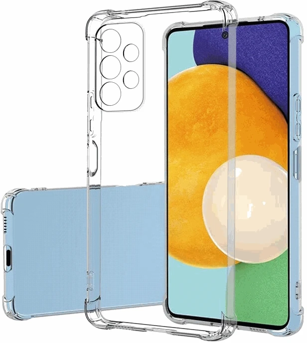 Fusion Accessories "Anti Shock silikoninis galinis dėklas 1,5 mm Galaxy A14 4G/5G", permatomas