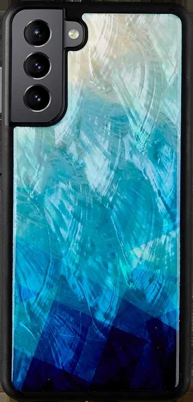 Dėklas iKins case for Samsung Galaxy S21+ mėlynas lake juodas