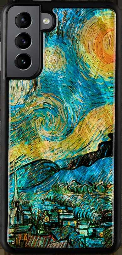 Dėklas iKins case for Samsung Galaxy S21+ starry night juodas