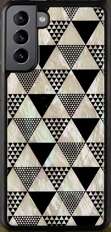 Dėklas iKins case for Samsung Galaxy S21+ pyramid juodas