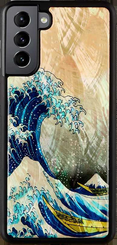 Dėklas iKins case for Samsung Galaxy S21+ great wave off