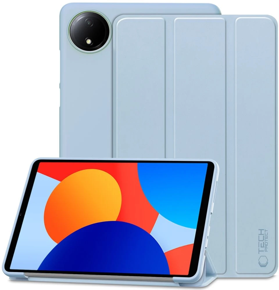 Tech-Protect SmartCase dėklas skirtas Xiaomi Redmi PAD SE - mėlynos spalvos
