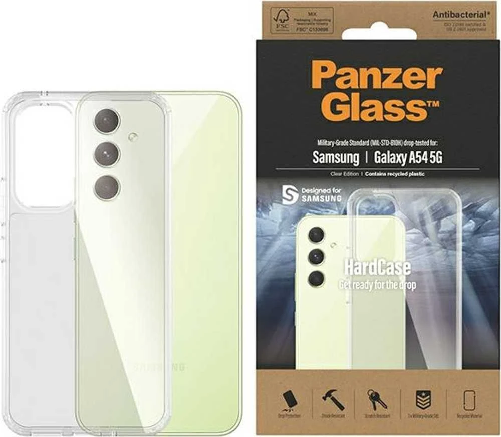 Panzer Glass PanzerGlass Hardantibacterial Military Grade certified Samsung Galaxy A54 5G - dėklas telefonui skaidrus