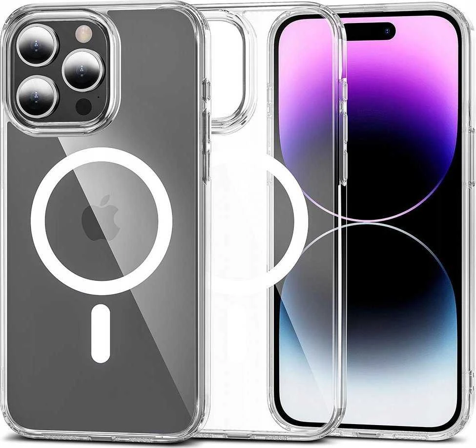 Apple iPhone 16 Pro Tech-Protect FlexAir Hybrid MagSafe Clear dėklas telefonui skaidrus