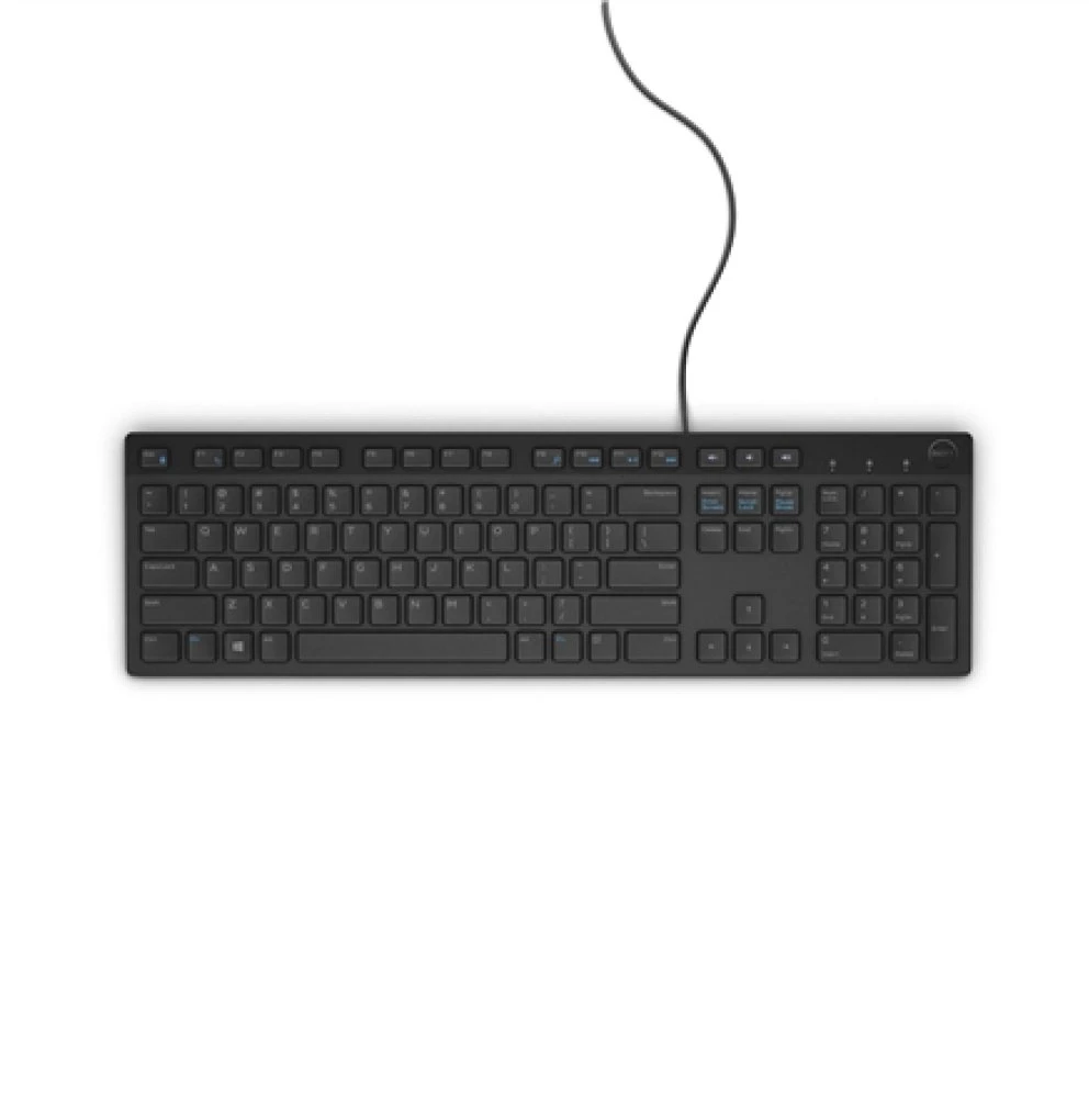 Dell KB216 Multimedia su laidu US/LT Juodas Skaičių klaviatūra