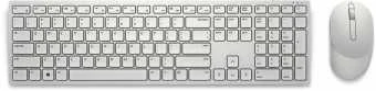 Dell | Klaviatūra ir pelė | KM5221W Pro | Klaviatūros ir pelės rinkinys | Wireless | su pele | Russian | Baltas