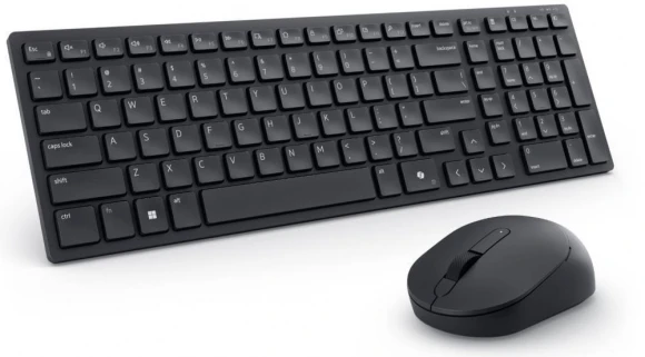 Belaidės pelės ir klaviatūros rinkinys Dell Silent KM555, lietuvių k., QWERTY