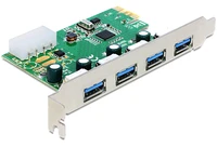 Delock PCI Express kortelė -> USB 3.0 4 prievadų NEC