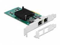 Delock PCI Express x4 kortelė 2 x RJ45 Gigabit LAN i82576