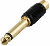 MicroConnect DELTACO 6,3 mm monofoninis kištukinis ir RCA moteriškas adapteris