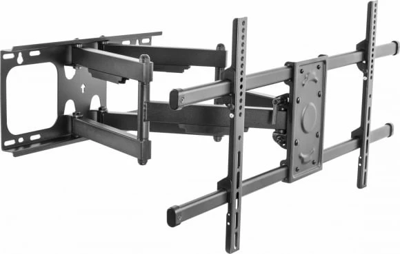 Sieninis laikiklis DELTACO, didelės apkrovos, tvirtas, visiškai judinamas 37–86", 80 kg, juodas / ARM-0260-B / 1903422