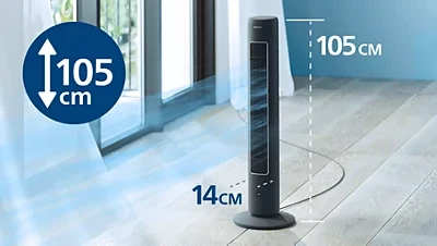 Philips 5000 serijos Bokštinis ventiliatorius CX5535/11 aprašymas - Prekės nuotrauka
