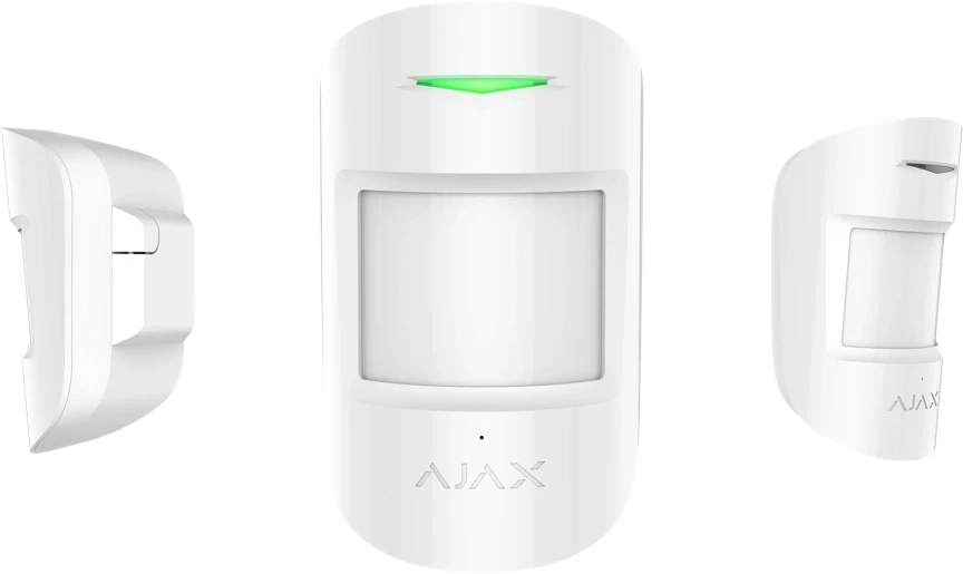 Ajax CombiProtect detektorius, baltos spalvos