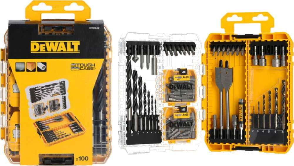 Grąžtas DEWALT GRĄŽŲ IR GRĄŽŲ RINKINYS 100 vnt.