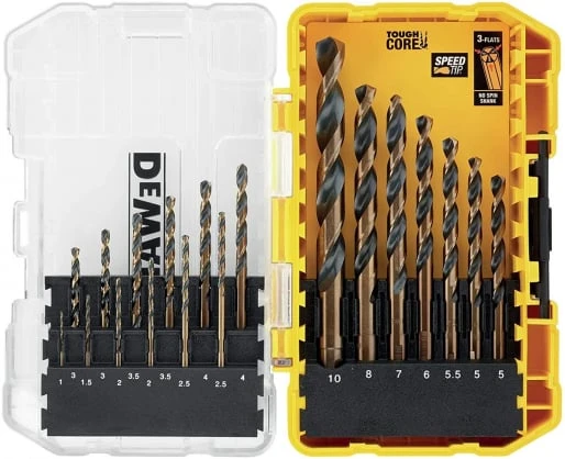 Grąžtas Grąžtų rinkinys DeWalt DT70728-QZ; 1-10 mm; 19 vnt.