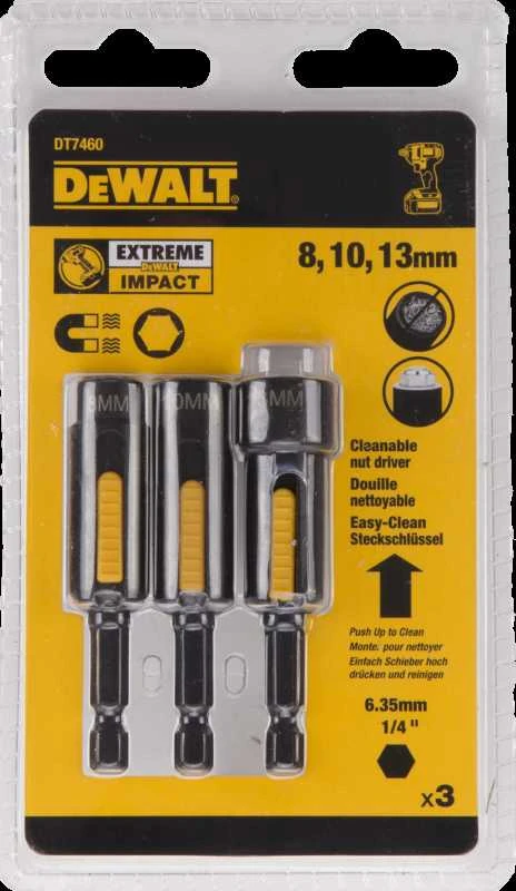Smūginė sukimo galvutė DeWalt DT7460; 8 mm; 10 mm; 13 mm