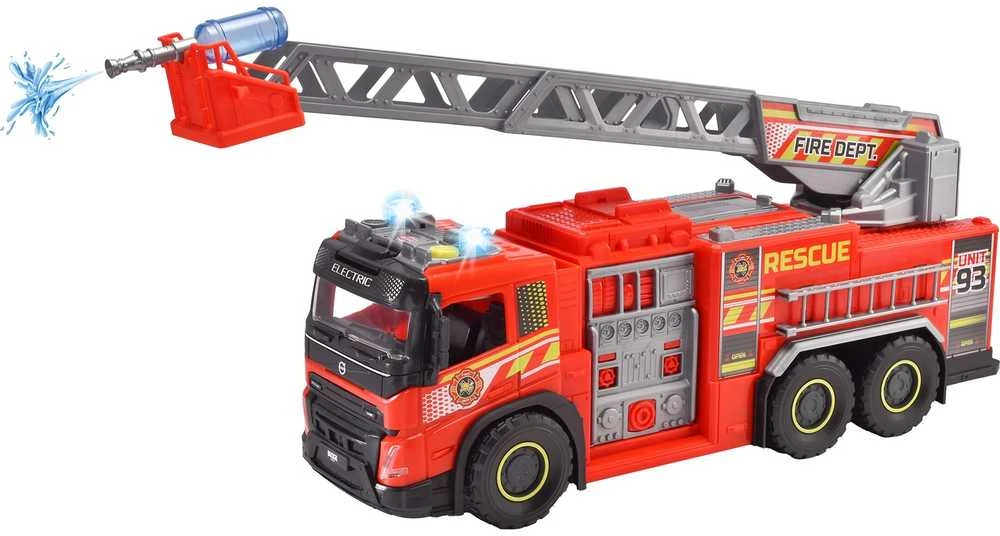 Gelbėjimo automobilis Dickie Volvo Big Raudona Fire Engine, 51 cm