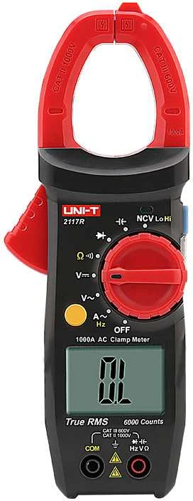 Srovės matavimo replės DC/AC 1000V; AC 1000A; 60MΩ; 6mF; 33mm; UNI-T