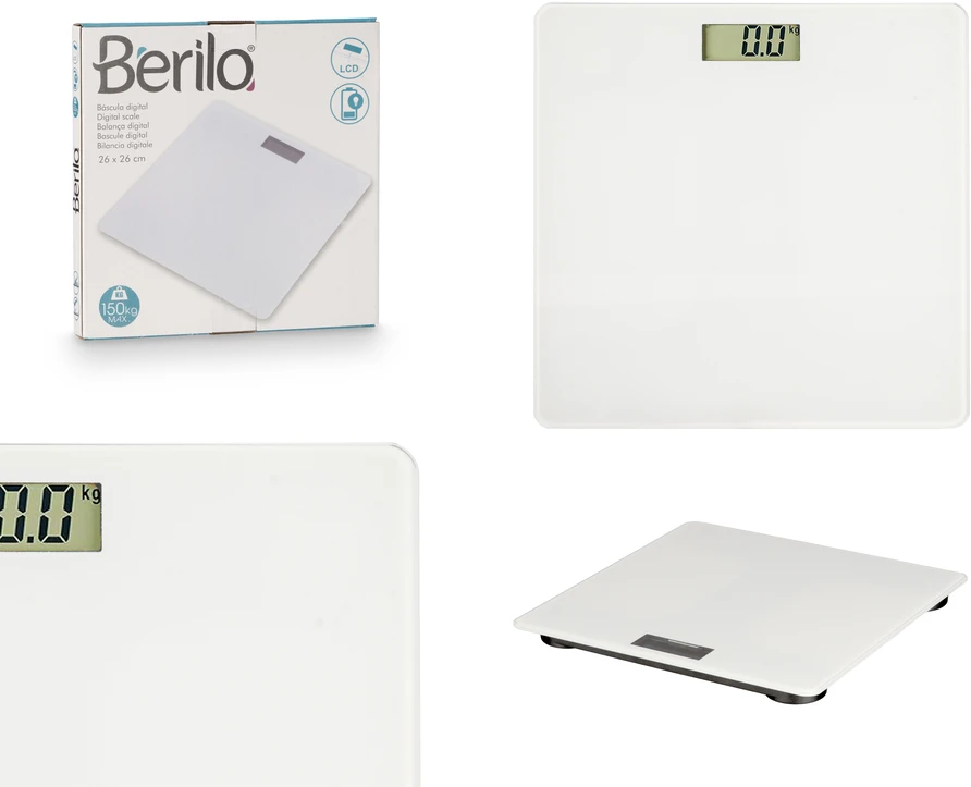 Vonios svarstyklės Berilo Elektroniczna waga vonios do 150 kg