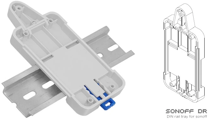 Sonoff DR - Din Rail Trail tvirtinimo bėgelis