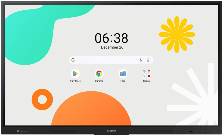Monitorius SAMSUNG WAF EBOARD WA75F, 75", ANDROID 14 (8GB RAM, 64GB STORAGE), UHD, LANDSCAPE ONLY