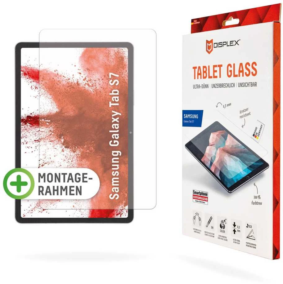 „Displex“ planšetinio kompiuterio stiklas, skirtas „Samsung Galaxy Tab S7/S8“.