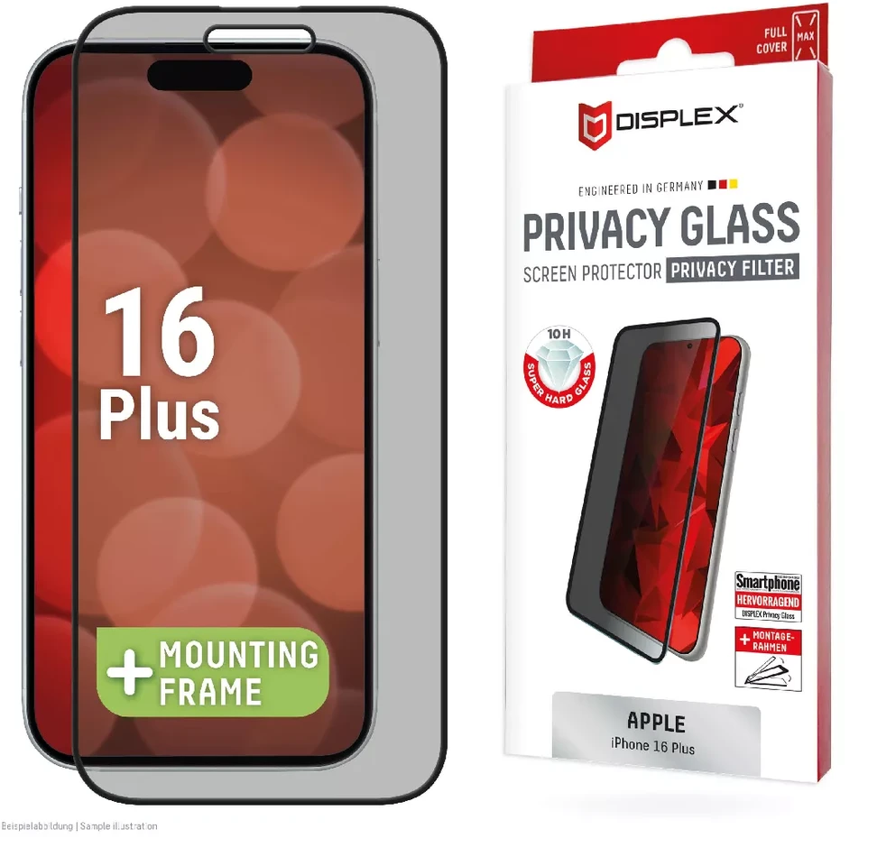 DISPLEX PRIVACY GLASS FC IPHONE - 16 PLUS