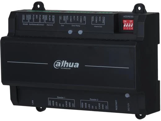 Dahua ASC2202B-S valdiklio jungtys ir korpusas