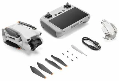 Dronas DJI Mini 3 Consumer su DJI RC, Baltos spalvos