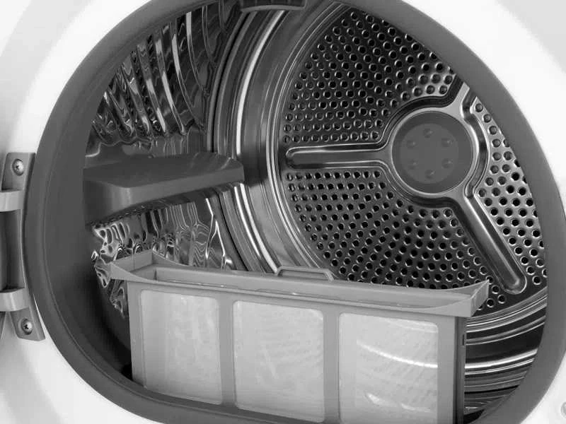 Dryer Machine | DP0844WE0 | TCL Front loading | Energy efficiency class E | 8kg | LED | Heat pump | Gylis 59.3 cm | Baltas