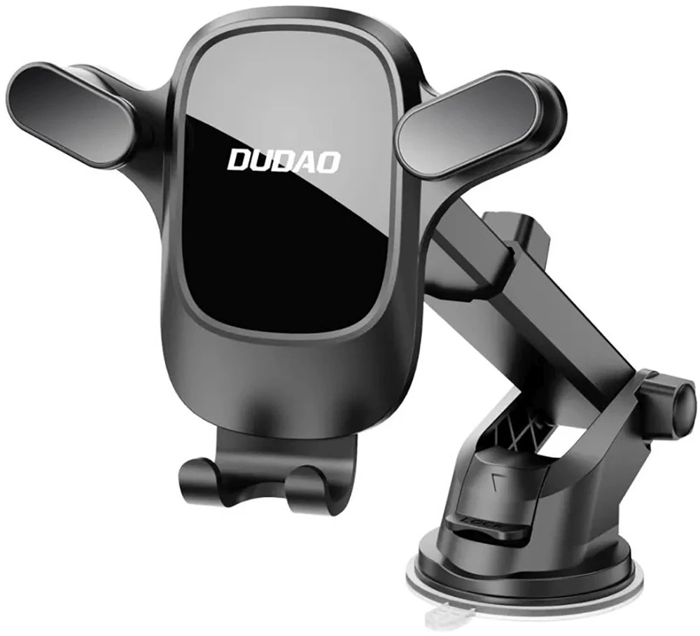 Dudao F5PRO+ automobilio laikiklis su siurbtuku - Juodas