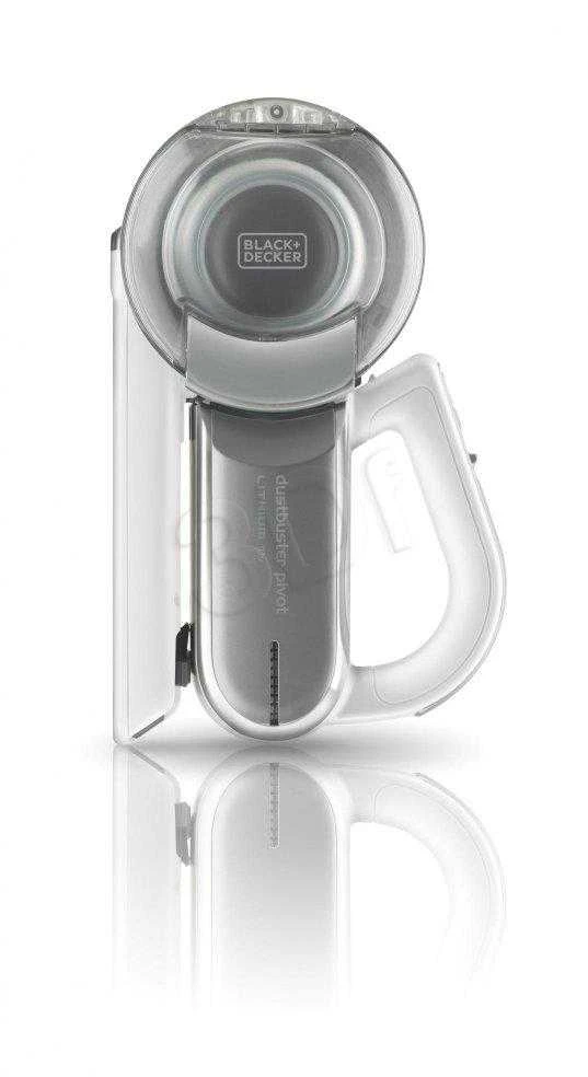 Dulkių siurblys Black & Decker Juodas & Decker Vacuum cleaner bagless, handheld Juodas & Decker Pivot PV1820L-QW (35W, baltos spalvos)