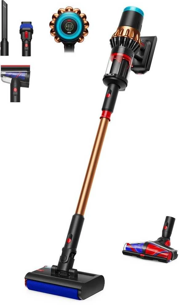 Drėgno ir sauso valymo belaidis dulkių siurblys Dyson „V16 Piston Animal Submarine“, vario/juodos matinės spalvos
