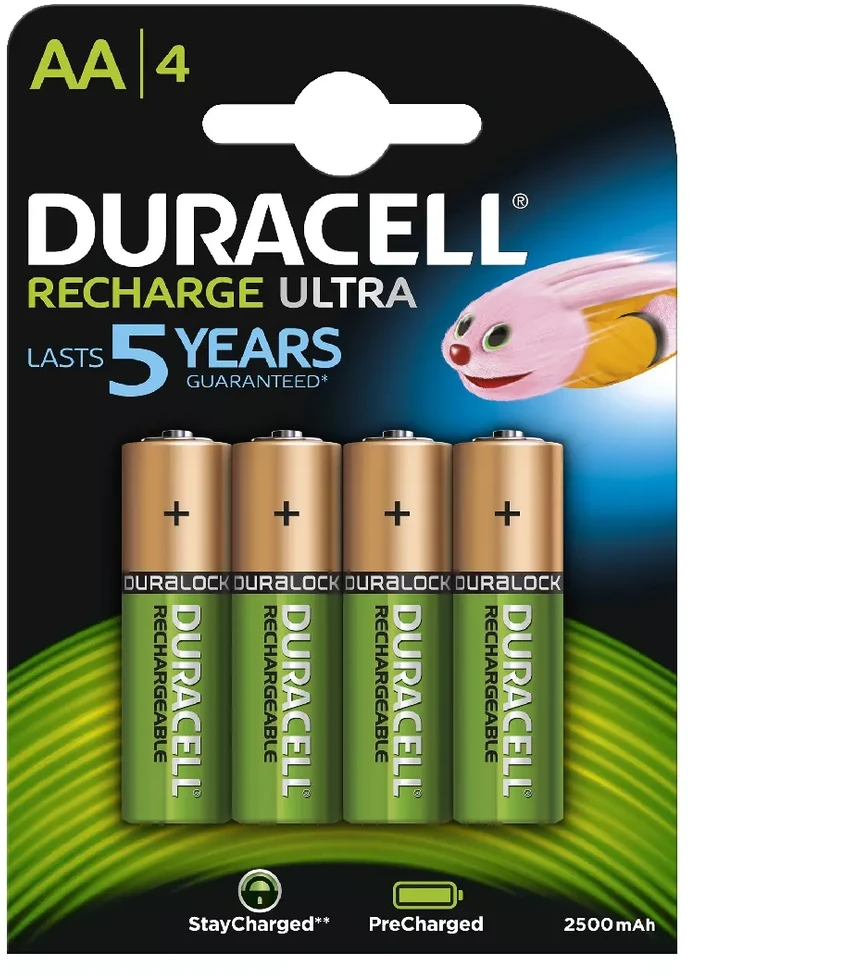 Duracell 4xAA Rechargeable battery AA