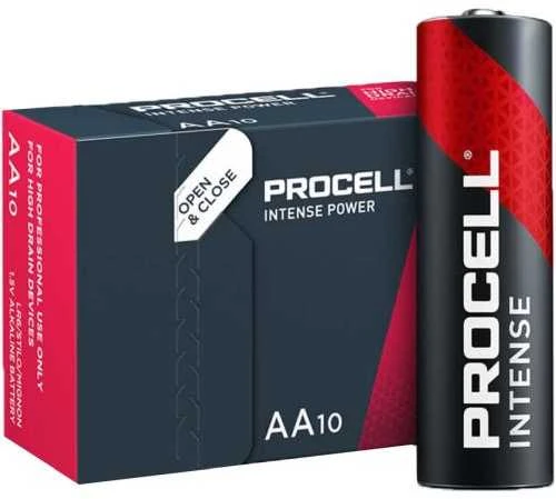 Procell Intense AA baterijos ir 10 vnt. dėžutė