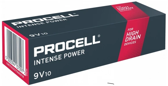 Elementas Duracell Procell 9V (MN1604; 6LR61) 9V, krona, šarminis, 1 vnt