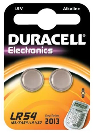 Duracell LR54 Vienkartinė baterija SR54 Šarminis