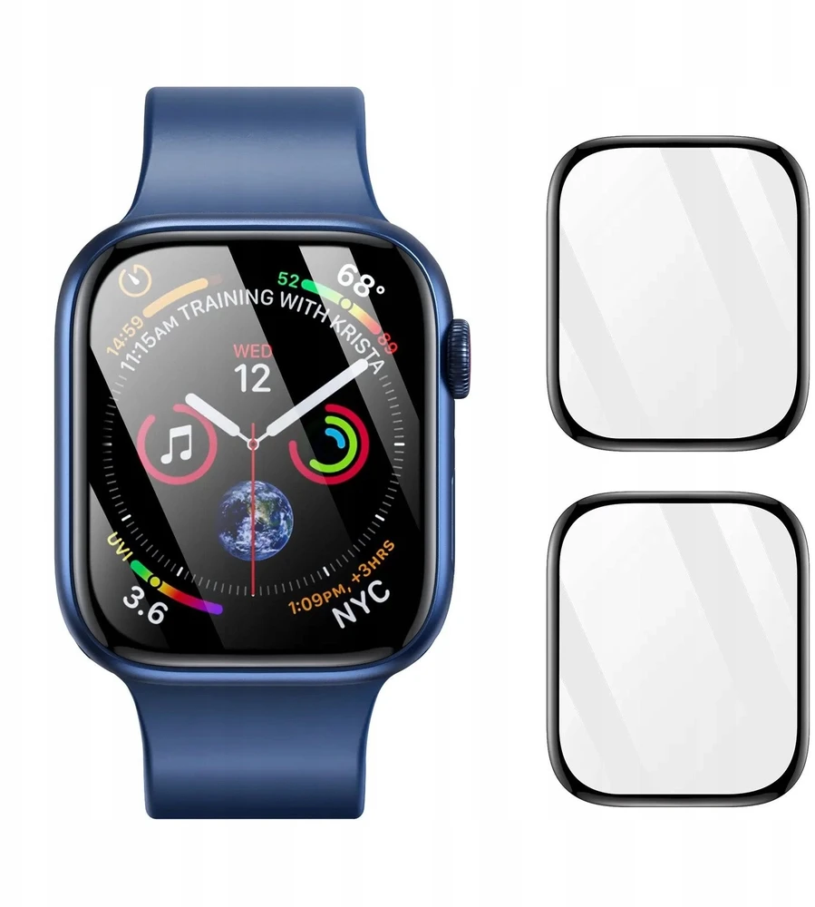Dux Ducis Protector LCD PMMA su rėmeliu Apple Watch 10 42mm juodas