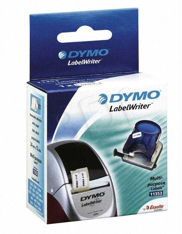 DYMO LW - Multi-Purpose Labels - 13 x 25 mm - S0722530 Balta Lipni spausdintuvo etiketė