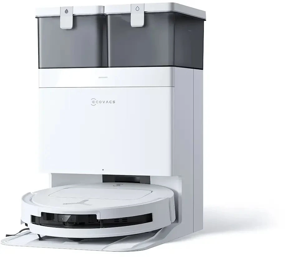 Ecovacs Robotinis dulkių siurblys | DEEBOT T50 OMNI Gen3 | Veikimo laikas (maks.) 210 min | Šlapias ir sausas valymas | 5200 mAh | Baltas | 25000 Pa