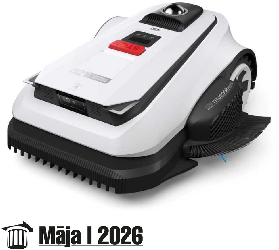 Belaidis vejos robotas Ecovacs GOAT A1600 LiDAR PRO su kraštų pjovimo funkcija