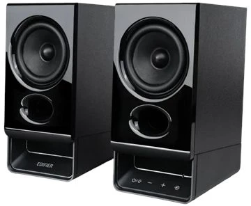 Kompiuterio kolonėlės Edifier USB-Powered Speaker | R20BT | 2.5 W + 2.5 W | Bluetooth | Belaidė jungtis | Juodas