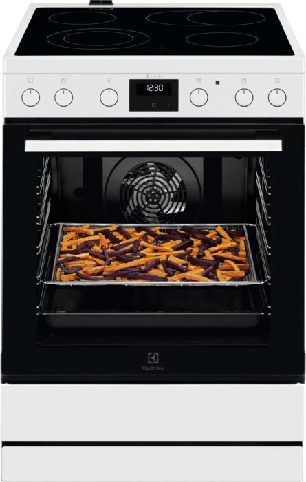 60 cm pločio baltos spalvos el.keraminė viryklė Electrolux LKR64022AW