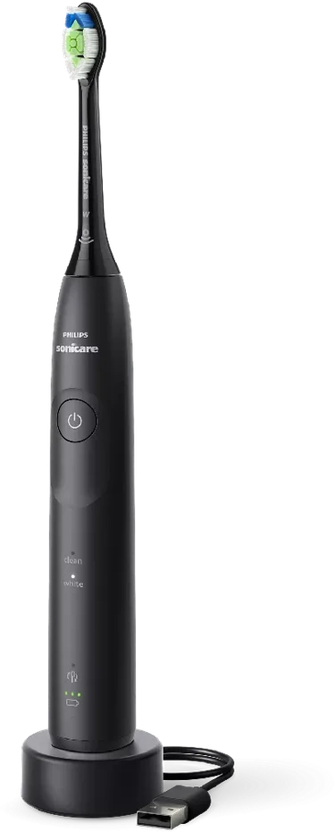 Elektrinis dantų šepetėlis „Philips Sonicare“ serija 5500 HX7111/01, Juodas