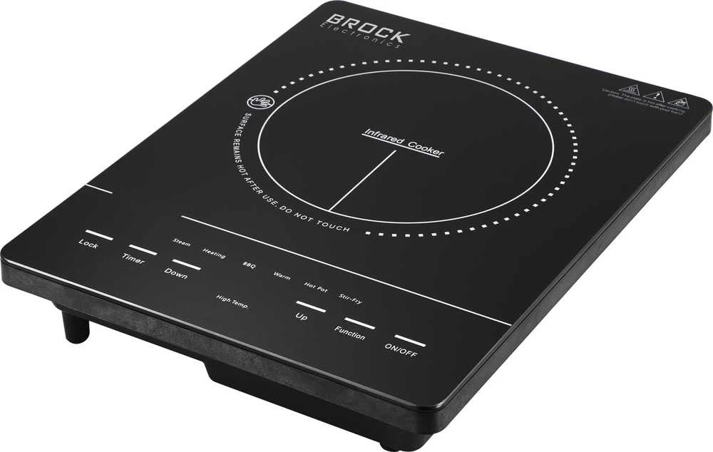 HPI 5001 BK Elektrinė infraraudonųjų spindulių viryklė BROCK HPI 5001 BK 2000W