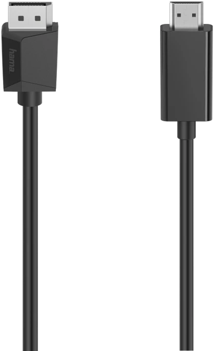 Tinklo laidas Hama 002007120000, DP/HDMI, 1.5 m